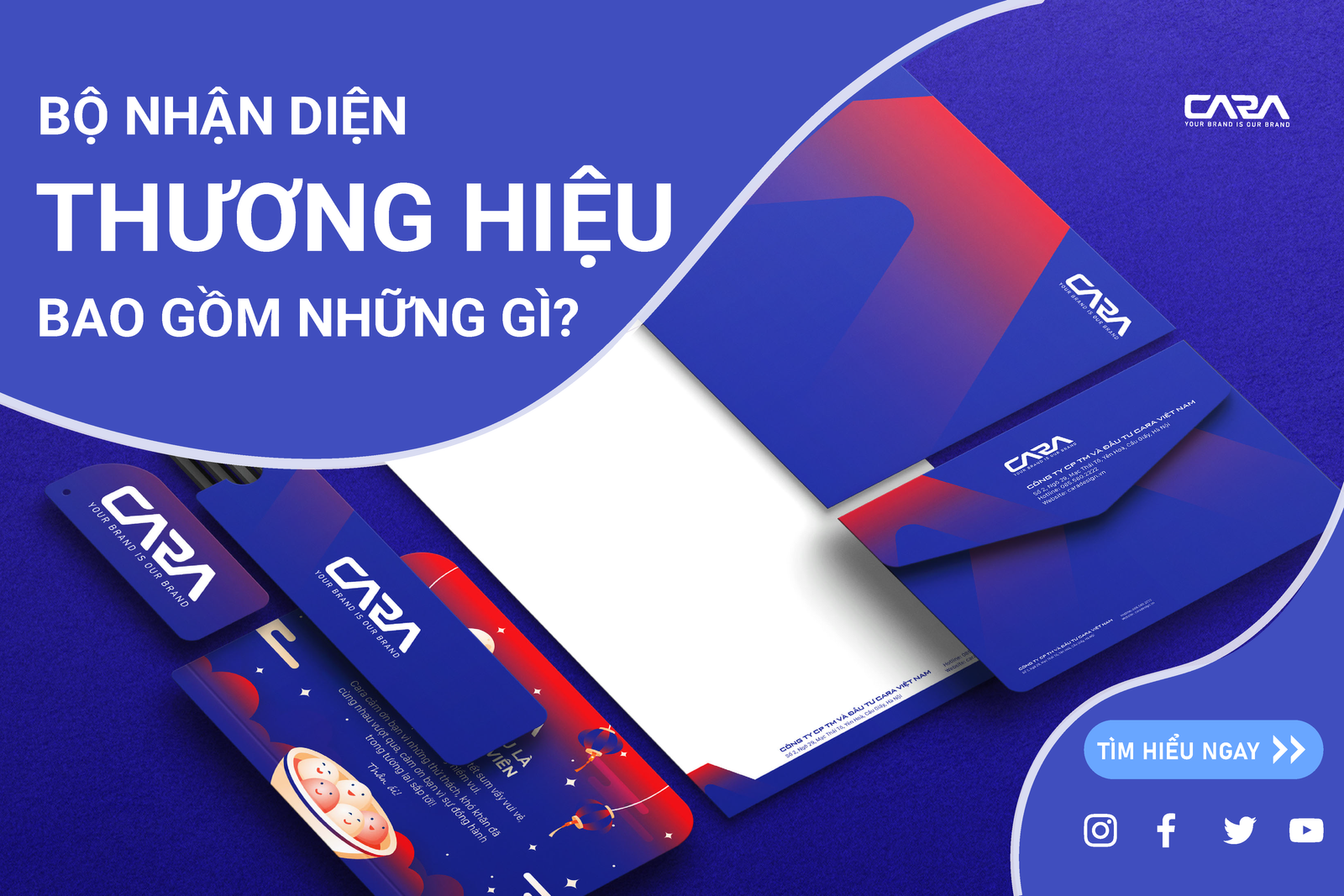 Bộ nhận diện thương hiệu bao gồm những gì?
