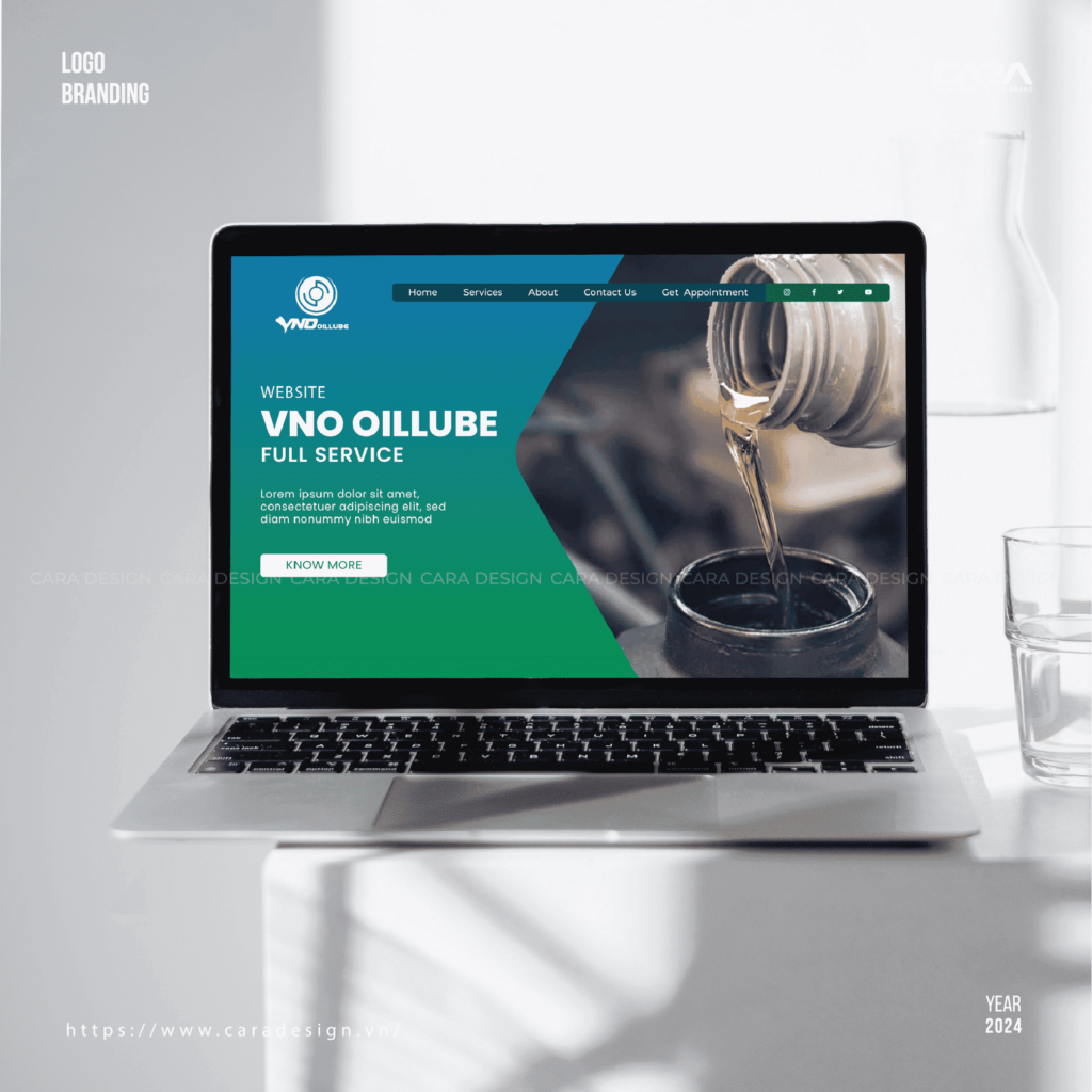 giao diện vnooillube