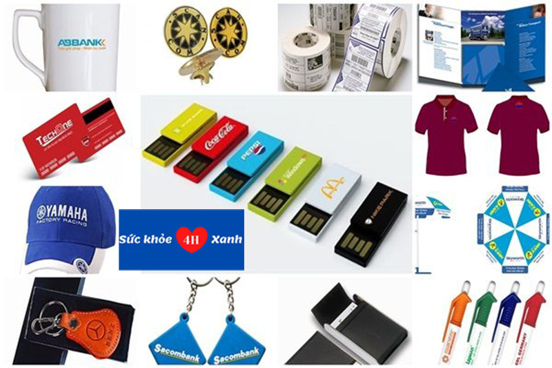 quà tặng được in kèm tên doanh nghiệp