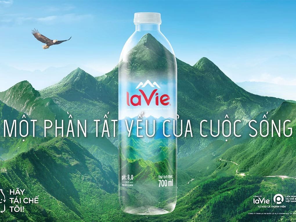 slogan giải khát lavie
